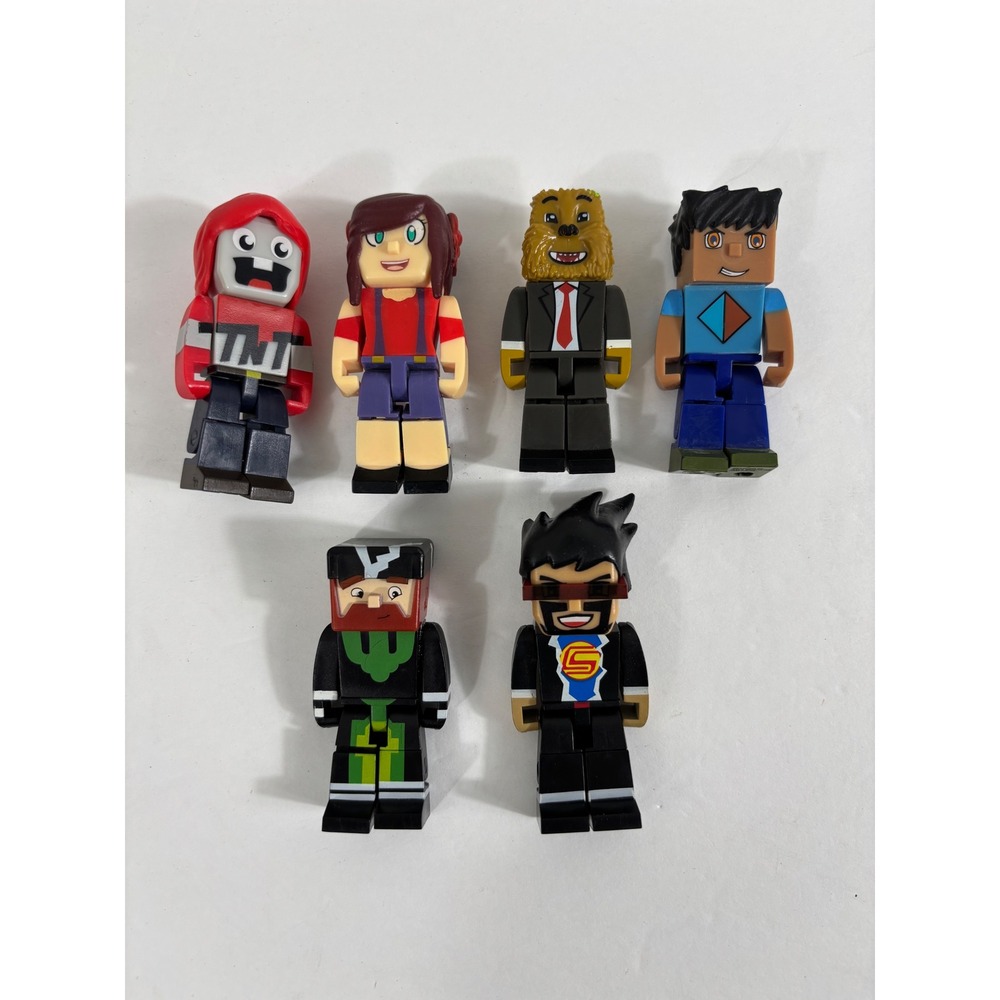 Jazwares‎ Tube Heroes Action Figures Kids OS Multicolor Lot 6